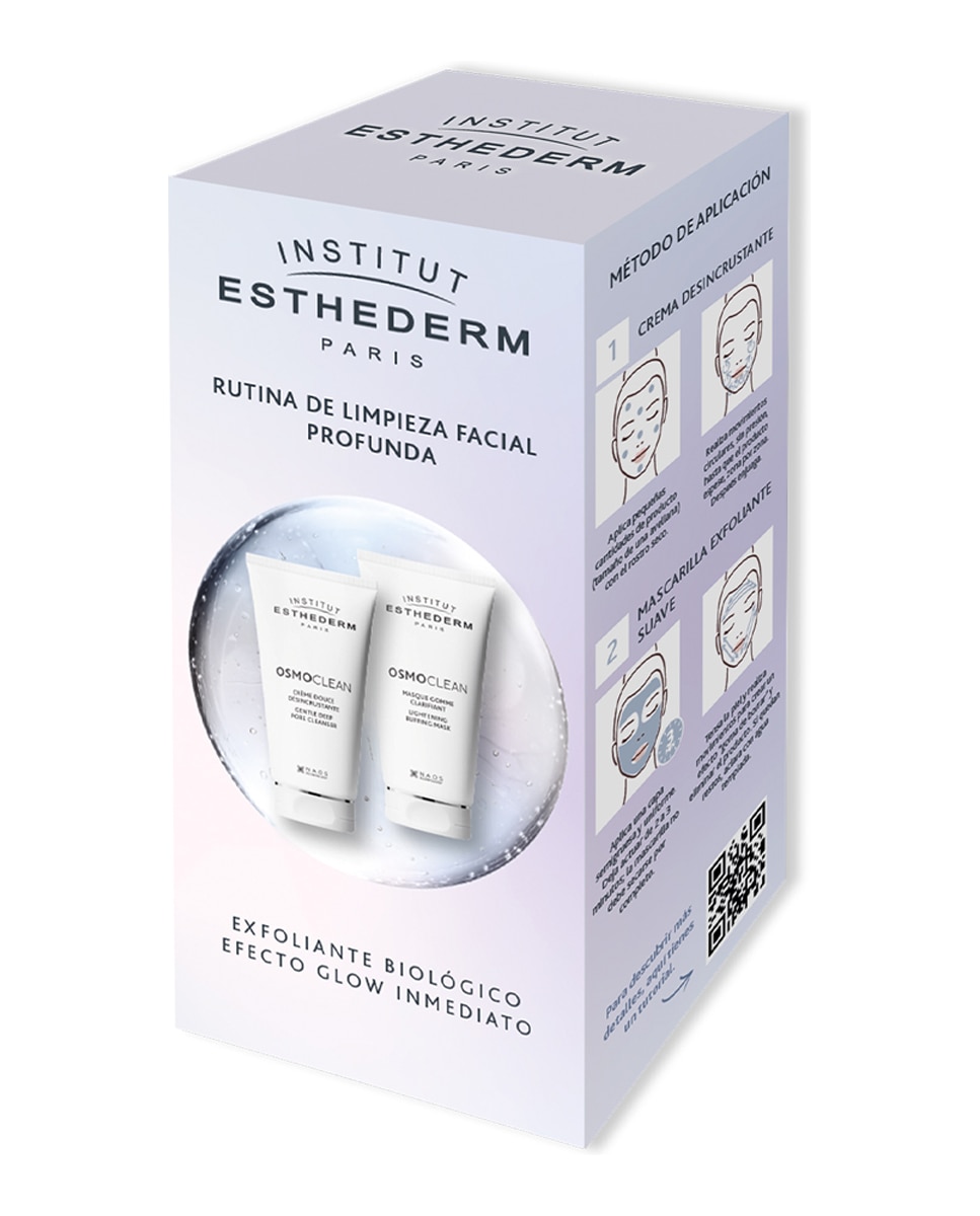 Esthederm - Pack Osmoclean Desincrustante + Mascarilla goma Esthederm.