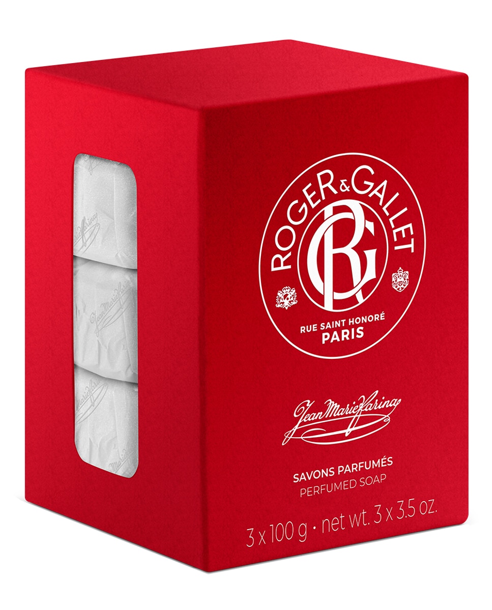 Roger&Gallet - Estuche de regalo Jabónes perfumados Jean Marie Farina 3 X 100 g Roger & Gallet.