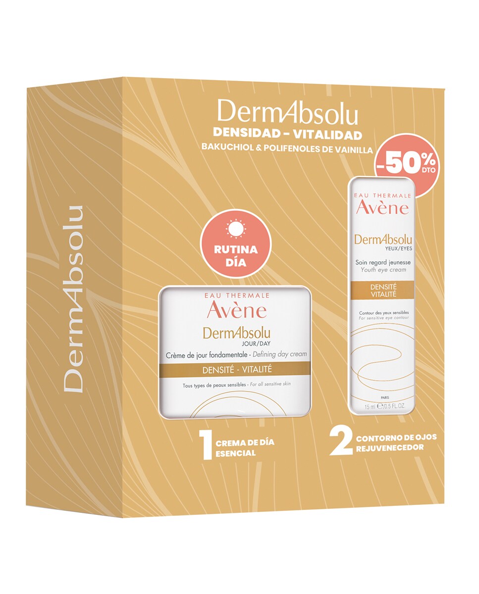 Pack Dermabsolu Día + Contorno de ojos Avène 1