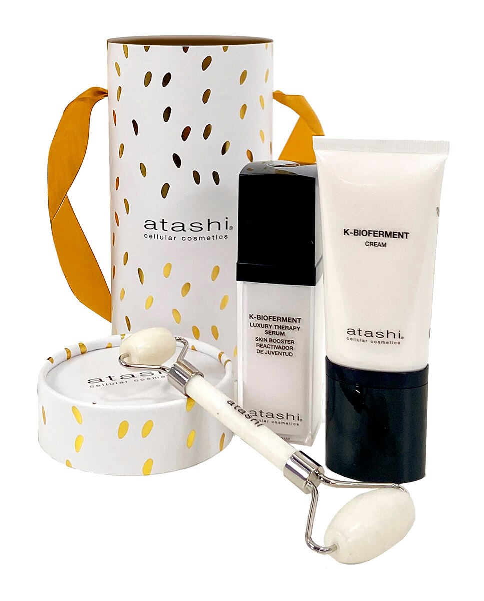 Imagen 0 de Cofre Ritual K-Bioferment Sérum + Crema Antiedad Revitalizante Atashi