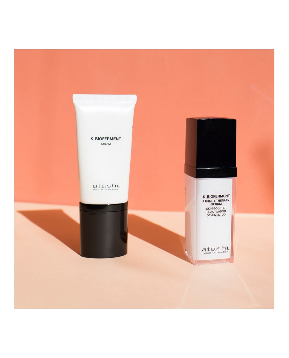 Cofre Ritual K-Bioferment Sérum + Crema Antiedad Revitalizante Atashi 5