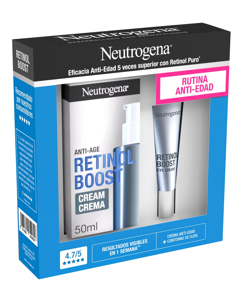 Neutrogena - Estuche de Regalo Pack Retinol Boost Neutrogena.