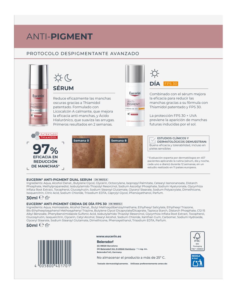 Estuche Regalo Anti-Pigment Dual Serum Eucerin 2