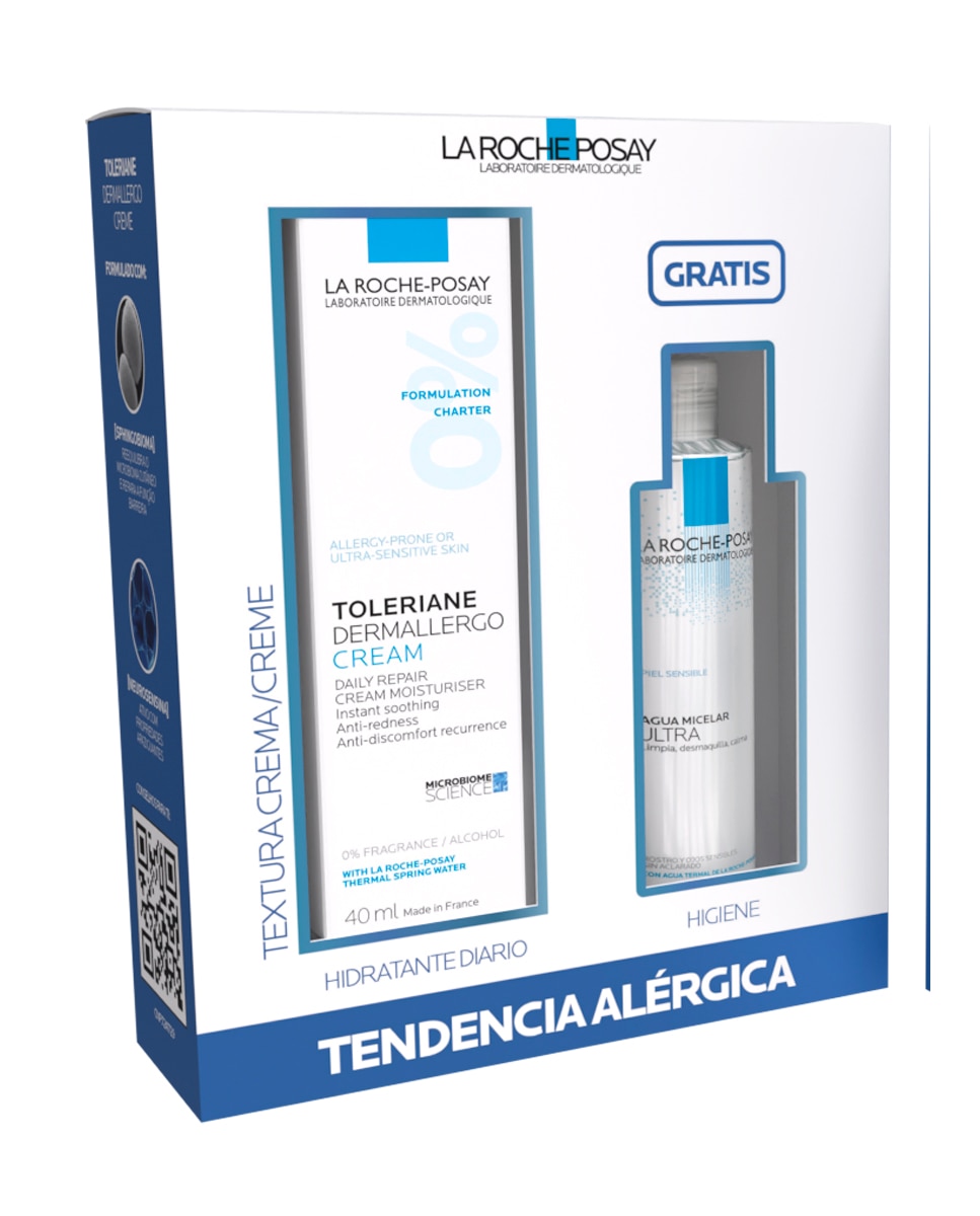La Roche Posay - Estuche Regalo Toler Dermallergo Crema La Roche Posay.