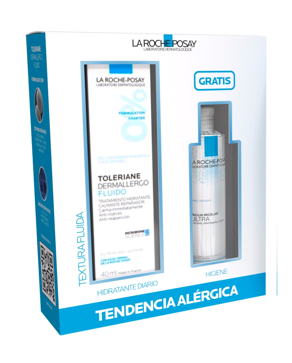 La Roche Posay - Estuche Regalo Toler Dermallergo Fluido La Roche Posay.