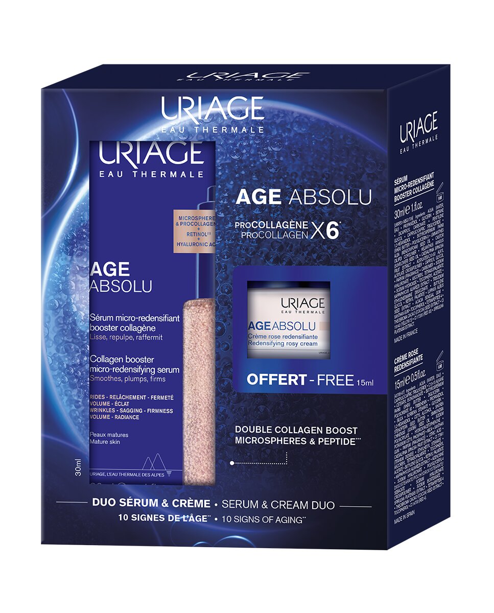 Uriage - Estuche Regalo Sérum Age Absolu Collagen Booster Uriage.