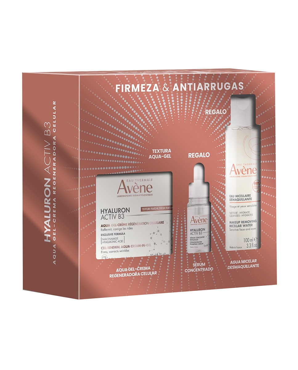 Avène - Estuche Regalo Gel-Crema Antiedad Eau Thermale Hyaluron Activ B3 Aqua Avène.