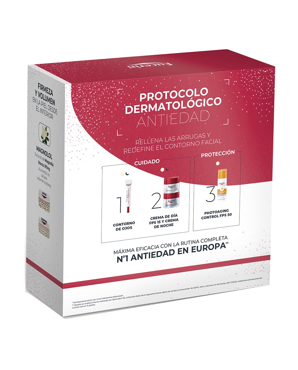 Estuche Regalo Antiedad Crema de Día FPS 15 Hyaluron-Filler + Volume-Lift Eucerin 2