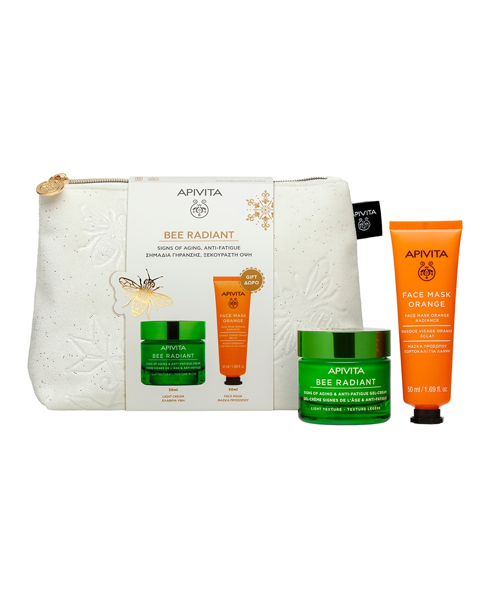 Apivita - Estuche De Regalo Bee Radiant Gelcrema Signos De La Edad & Antifatiga Apivita.