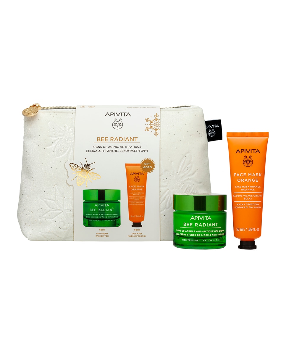 Apivita - Estuche De Regalo Bee Radiant Gelcrema Signos De La Edad & Antifatiga Apivita.