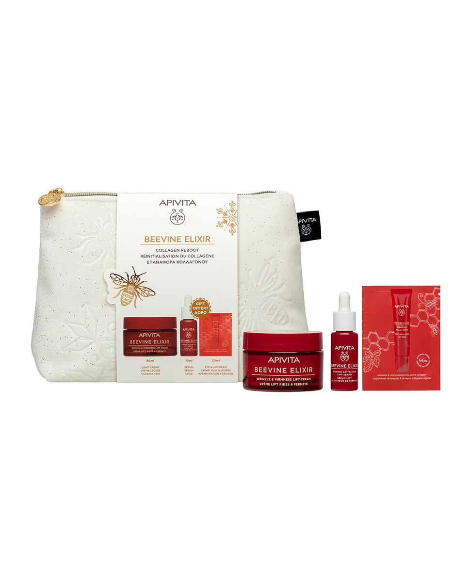Apivita - Estuche De Regalo Beevine Elixir Crema Lift Y Firmeza Textura Ligera Apivita.