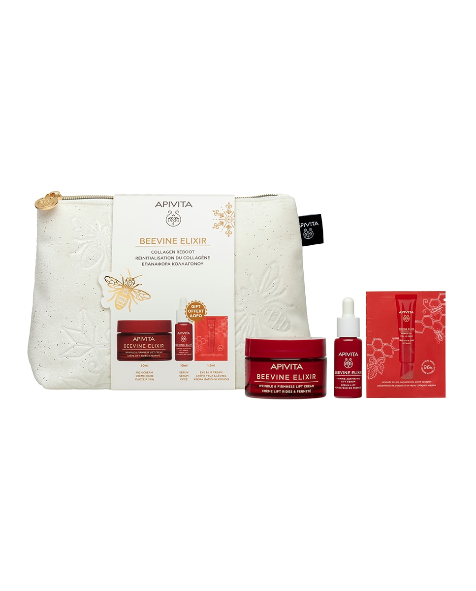 Apivita - Estuche De Regalo Beevine Elixir Crema Lift Y Firmeza Textura Rica Apivita.