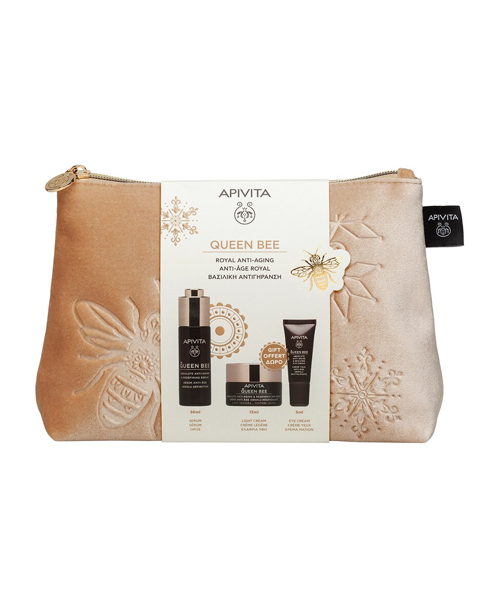 Estuche De Regalo  Queen Bee Sérum Redensificate  Antiedad Absoluto Apivita 2