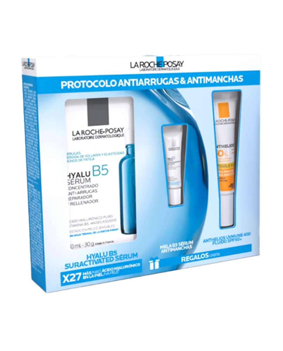 La Roche Posay - Estuche de regalo Protocolo crema Antiarrugas & Antimanchas La Roche Posay.