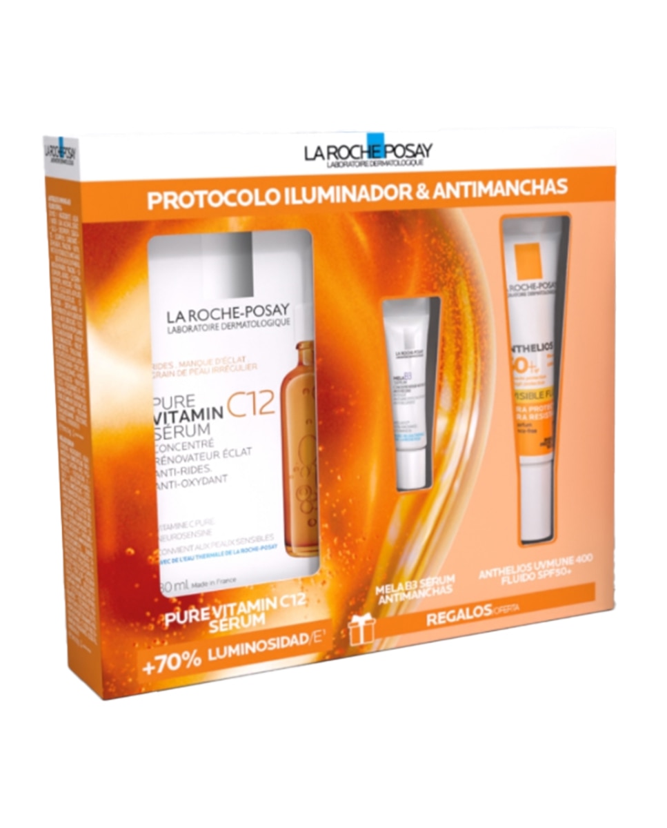 La Roche Posay - Estuche de regalo Protocolo Iluminador & Antimanchas La Roche Posay.