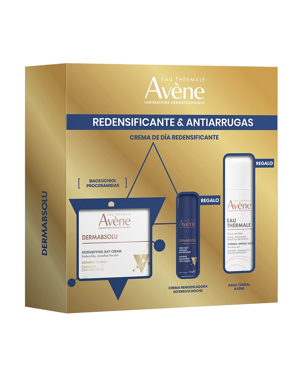 Imagen 0 de Pack Crema de día redensificante  Dermabsolu50 ml  Avène  + REGALO Avène Agua Termal 50 ml + REGALO Avène Dermabsolu Crema noche 10 ml