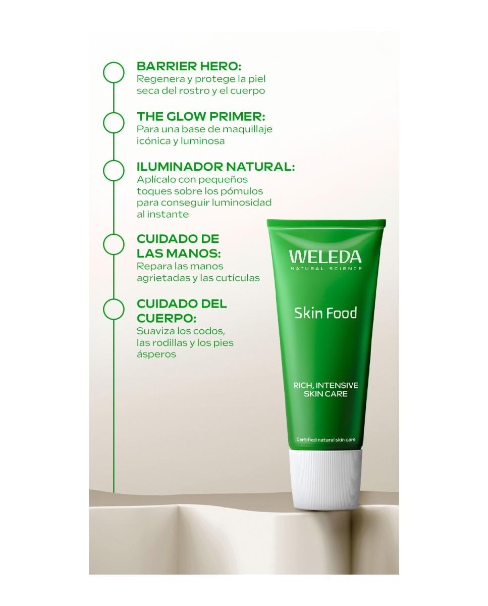 Glow Skin Ritual Pack Crema de Skin Food  + Lip Stick Skin food 5