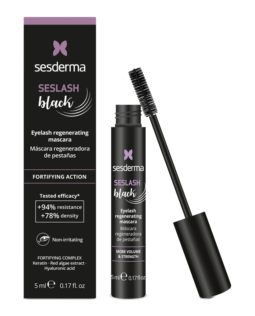 Máscara regeneradora de pestañas Seslash Black Sesderma - Negro 5 ml Negro-2