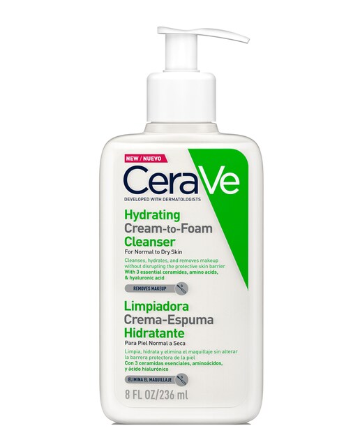 Imagen 0 de Crema Espuma Limpiadora Hidratante 236 ml Cerave