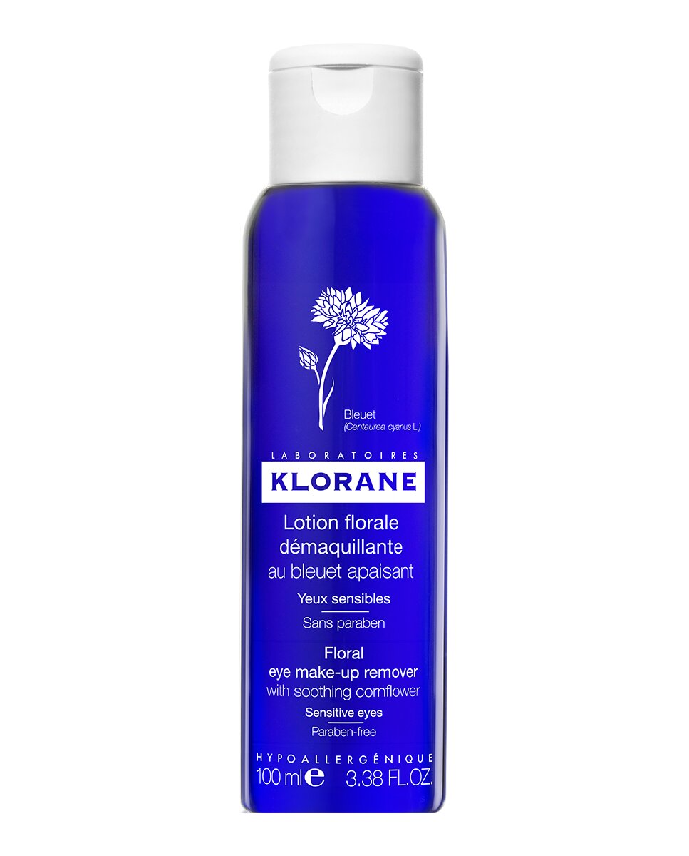 Klorane - Desmaquillante de ojos Locion Flor Aciano 100 ml Klorane.