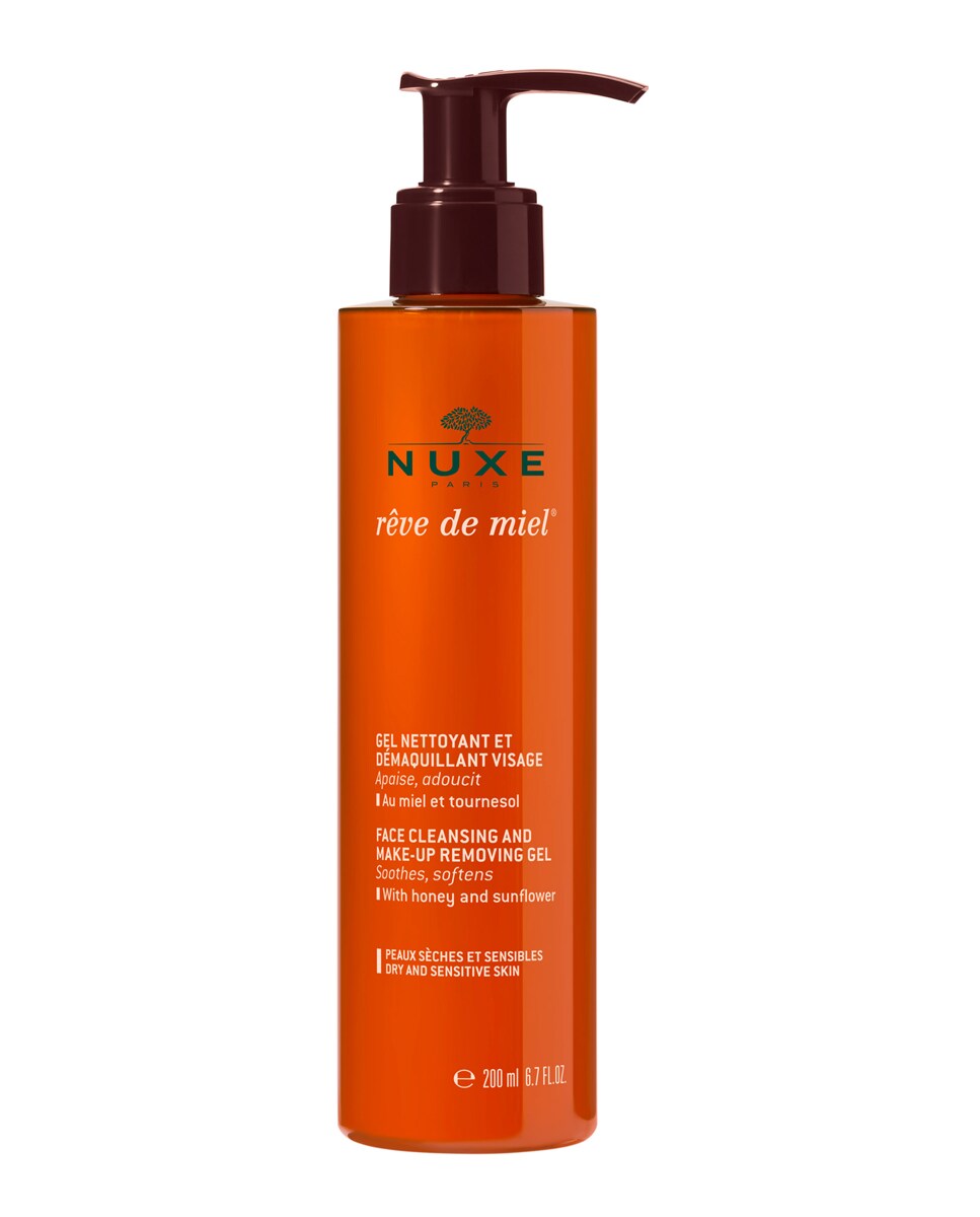 Gel Limpiador y Desmaquillante facial Rêve de Miel Nuxe 1