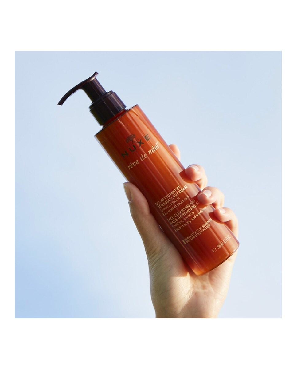 Gel Limpiador y Desmaquillante facial Rêve de Miel Nuxe 3