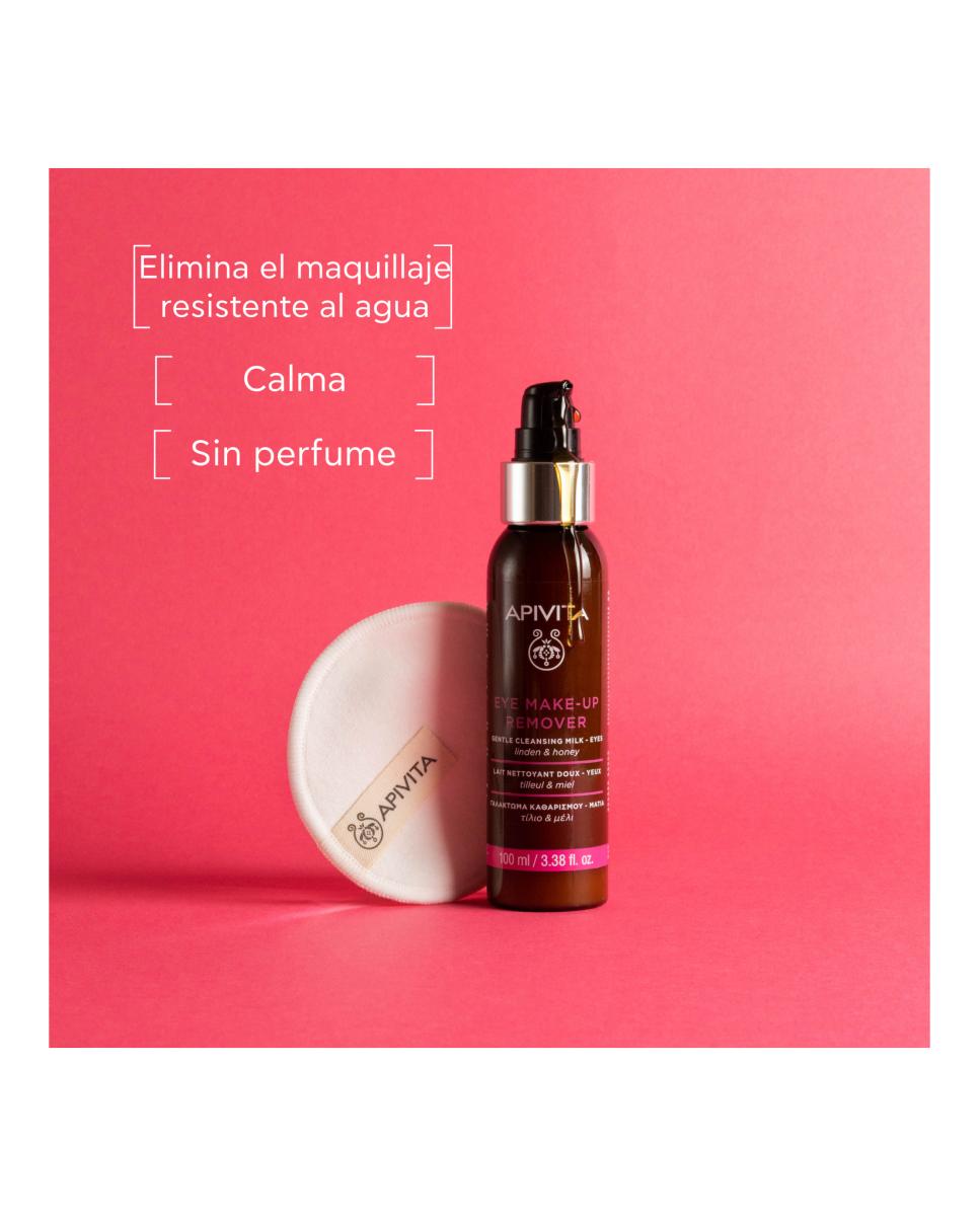 Leche Desmaquillante Suave Ojos Apivita - 100 ml 2