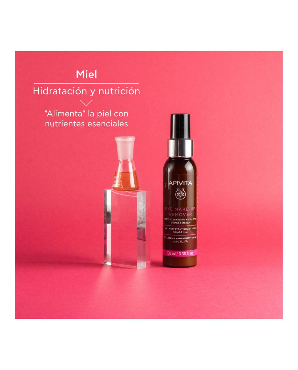 Leche Desmaquillante Suave Ojos Apivita - 100 ml 5