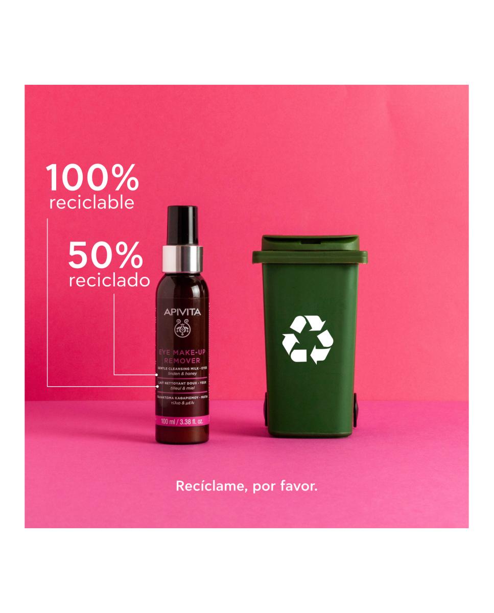 Leche Desmaquillante Suave Ojos Apivita - 100 ml 7