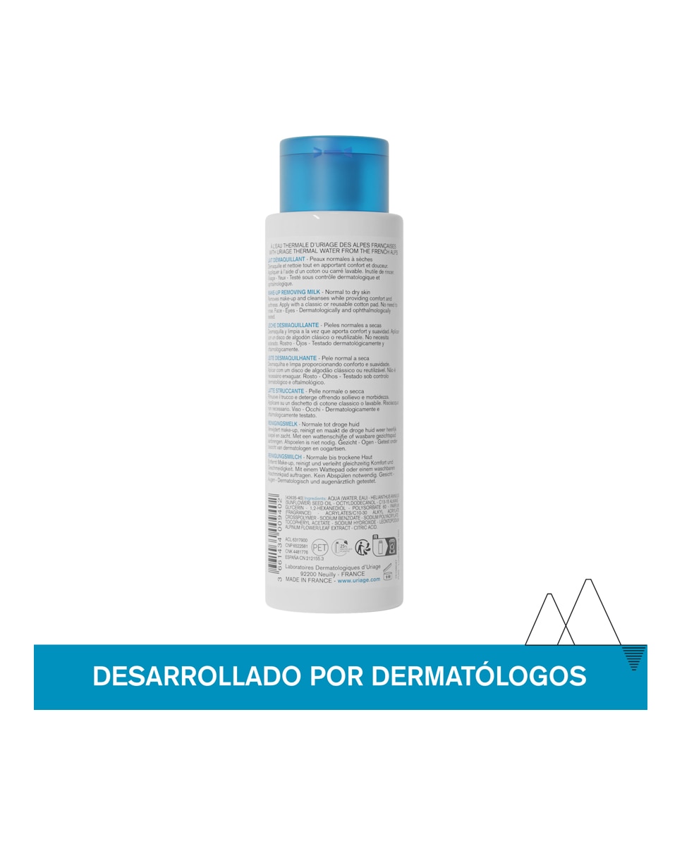 Leche Desmaquillante 250 ml Uriage - 250 ml 2