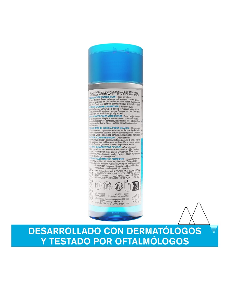 Desmaquillante De Ojos Waterproof De Uriage Con Agua De Aciano 100 ml Uriage - 100 ml 3