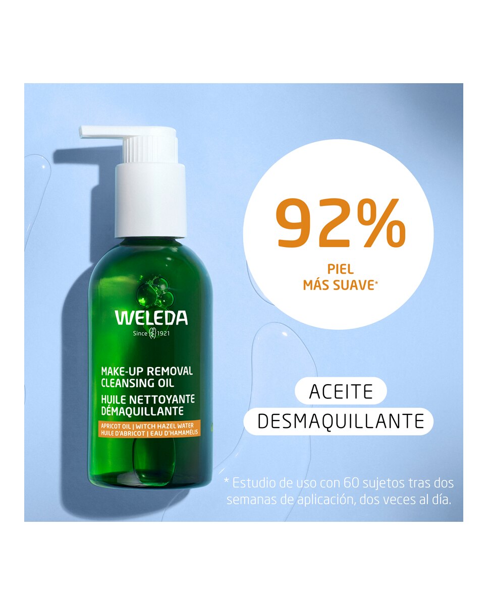 Aceite Limpiador Desmaquillante Weleda 5