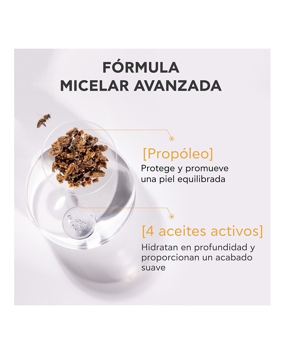 Limpiador micelar aceite-en-leche rostro, ojos y labios 150 ml Apivita - 150 ml 4