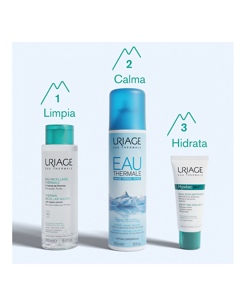 Agua Micelar Termal Pieles Mixtas a Grasas Uriage - 500 ml 7