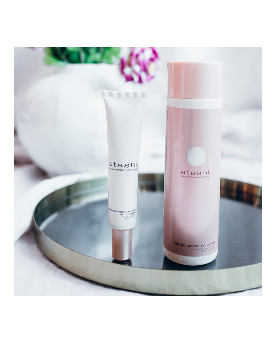 Limpiador Micelar Facial Nutritivo Firmeza Luminosidad Atashi - 250 ml 4