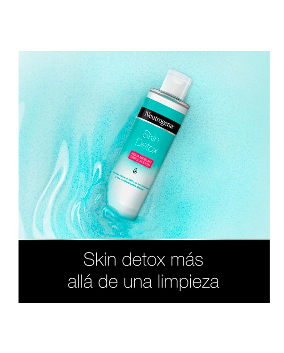 Agua Micelar Triple Acción Skin Detox 400 ml Neutrogena - 400 ml 6