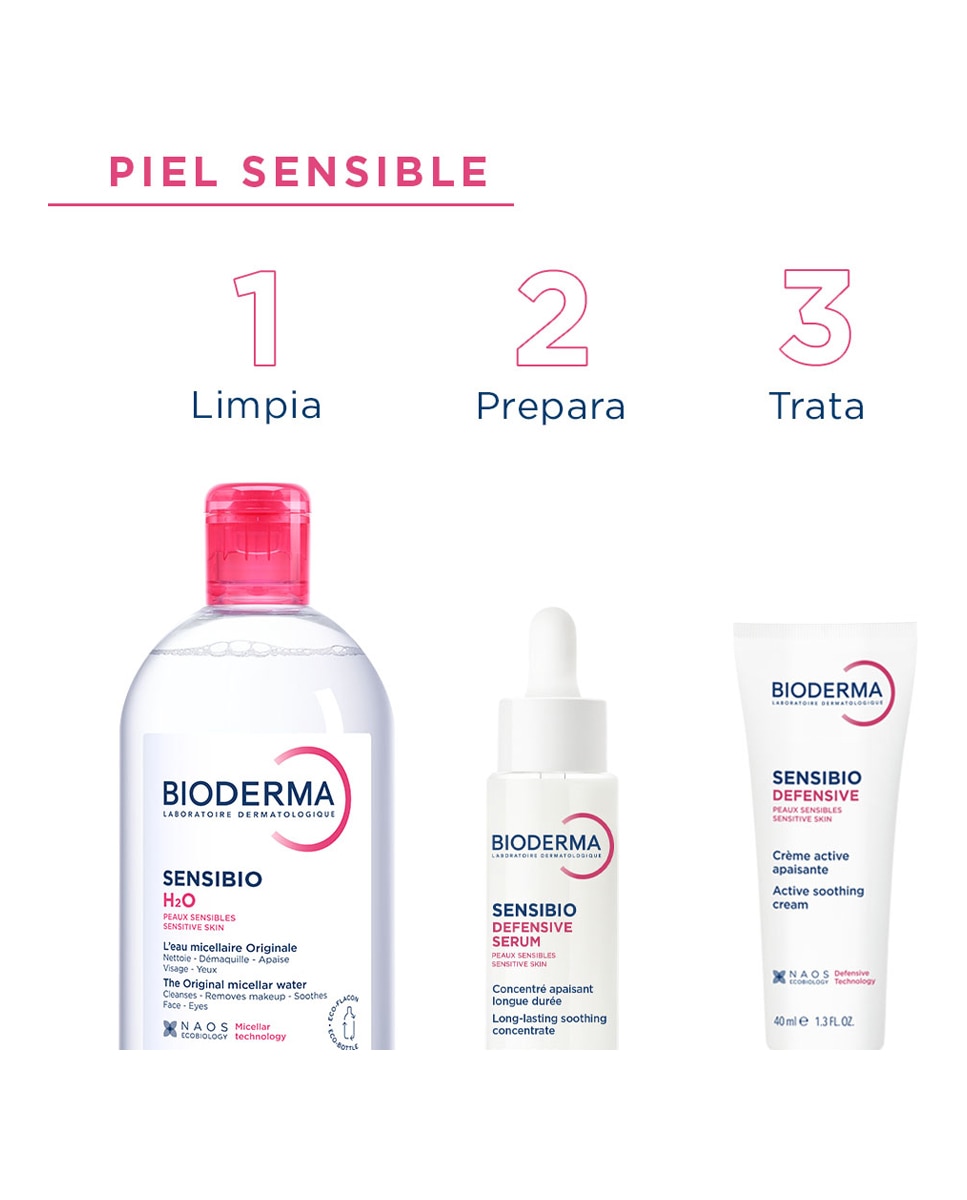 Agua Micelar Sensibio H2O PUMP Bioderma - 850 ml 4