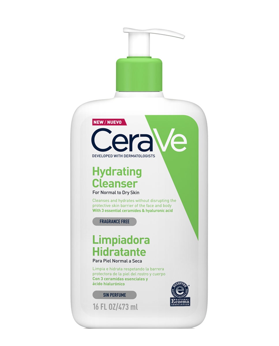 Imagen 0 de Gel Limpiador Hidratante Para Piel Normal Y Seca Con Tres Ceramidas Esenciales Y Ácido Hialurónico 473 ml Cerave