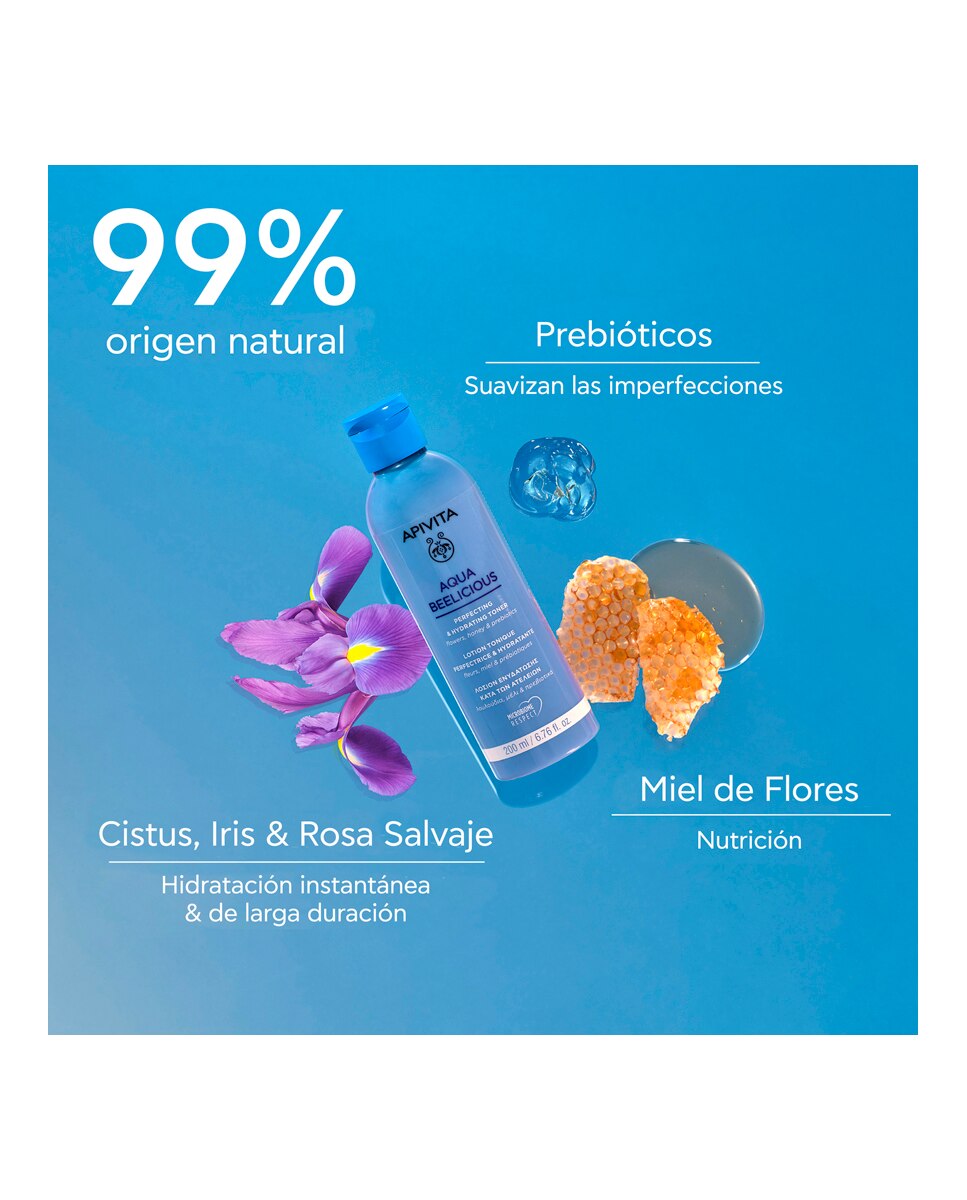 Tónico Aqua Beelicious Apivita - 200 ml 6