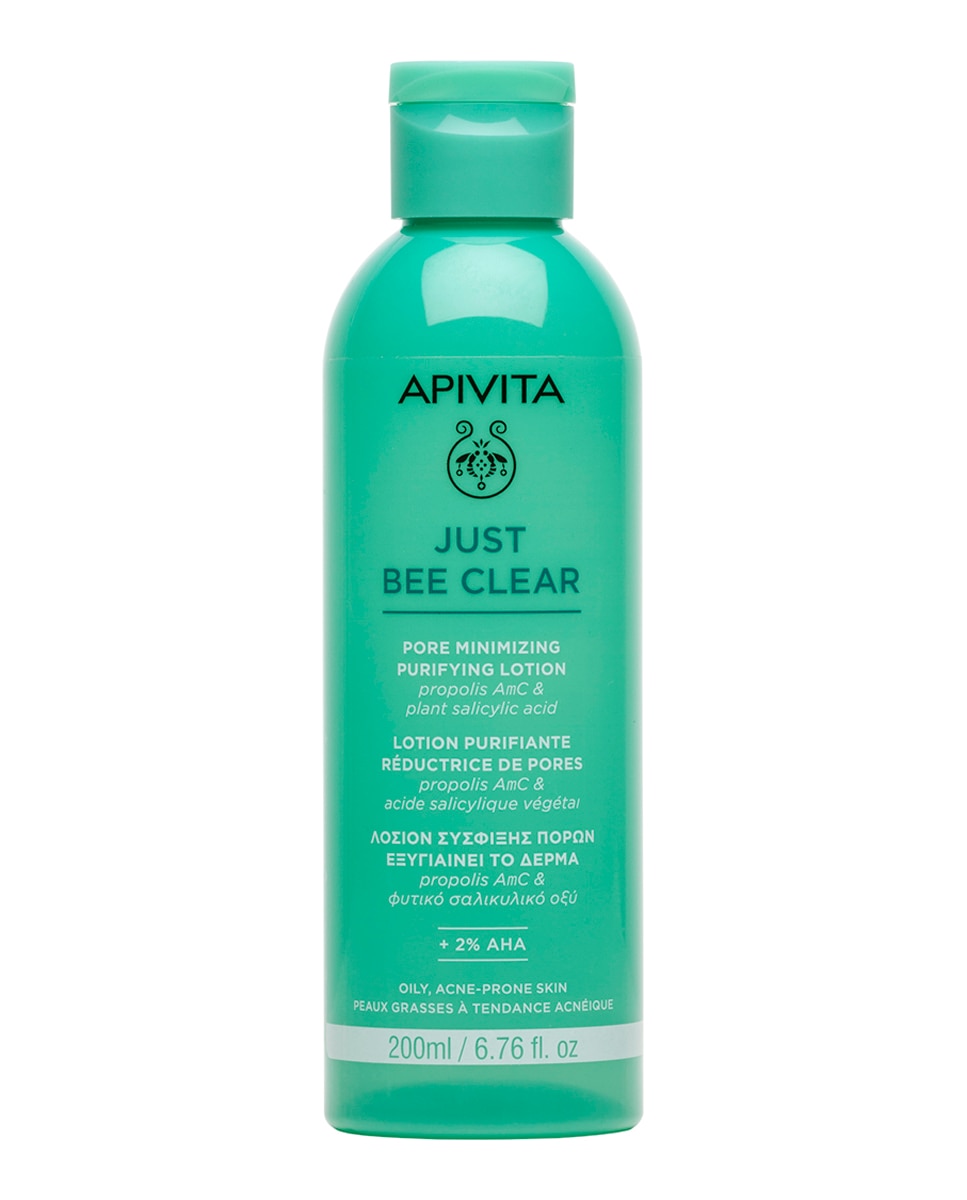 Loción Purificante Minimizadora De Poros Just Bee Clear 200 Ml Apivita - 200 ml 1