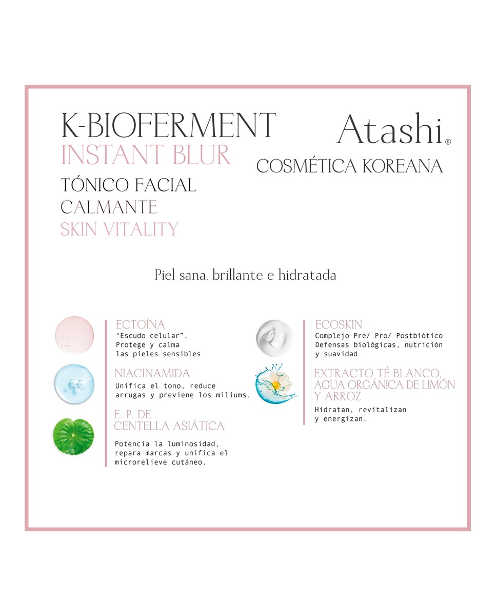 Tónico K-Bioferment Piel Sensible Atashi - 250 ml 3