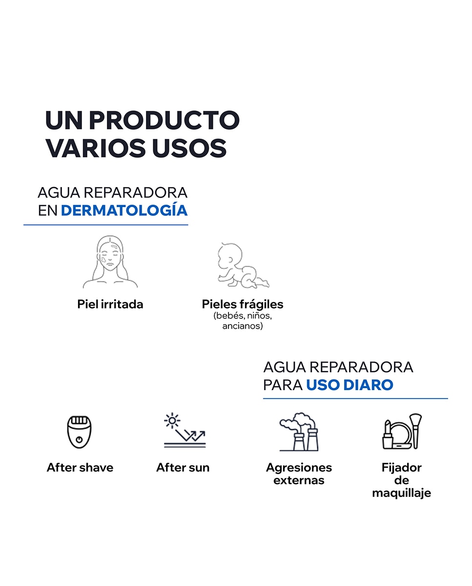 Agua Termal Reparadora 300 ml Uriage - 50 ml 6