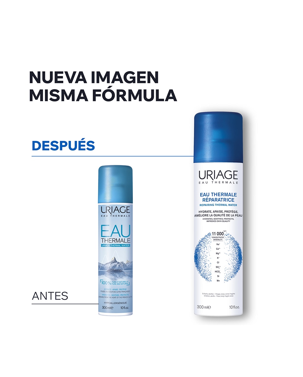 Agua Termal Reparadora 300 ml Uriage - 50 ml 9