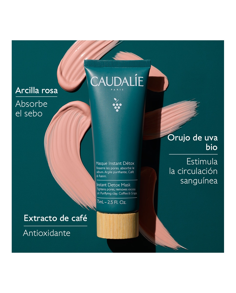 Mascarilla Detox Vinergetic Caudalie - 75 ml 5