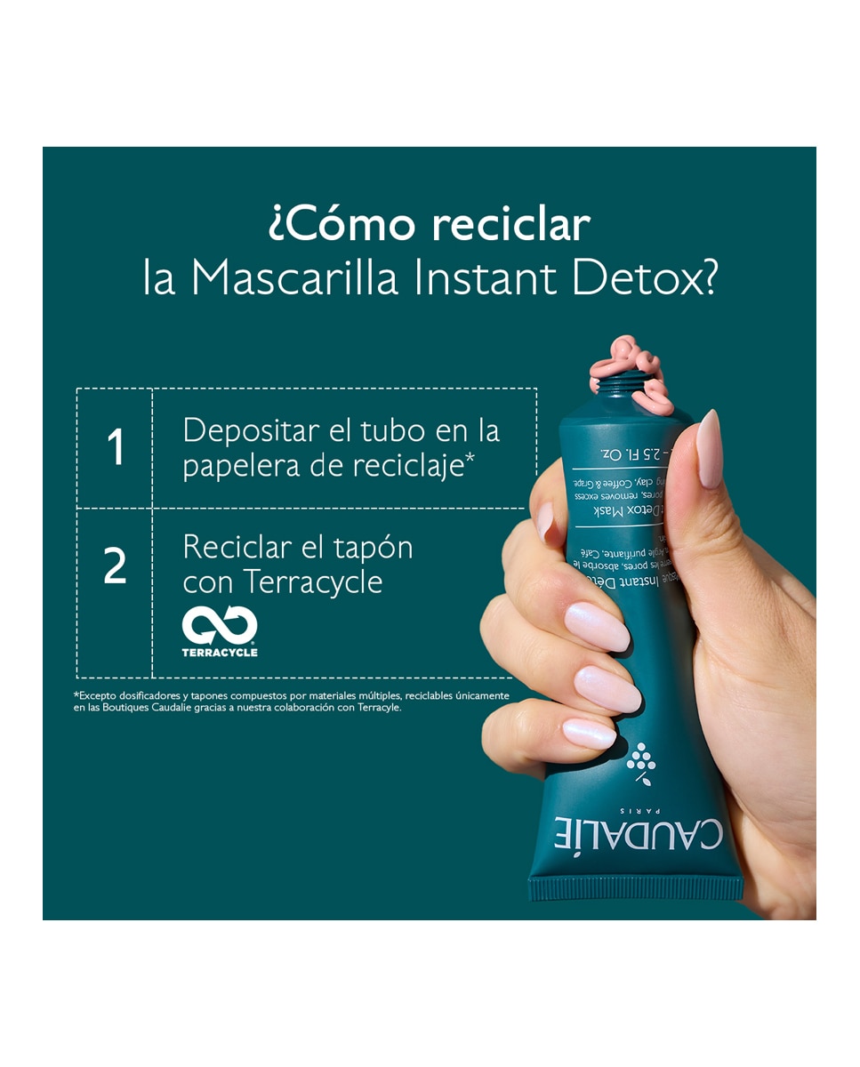 Mascarilla Detox Vinergetic Caudalie - 75 ml 9