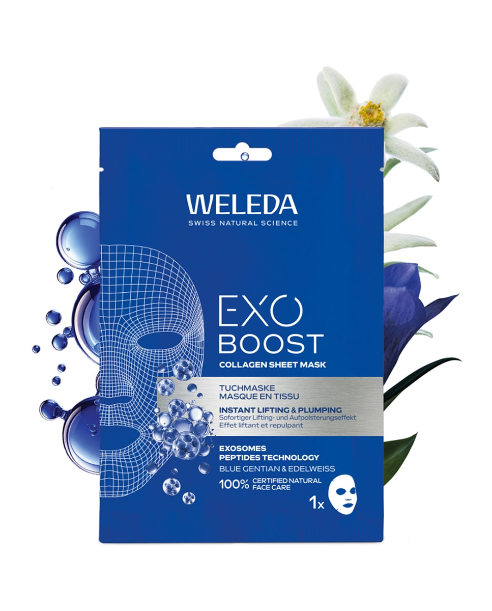 Mascarilla Sheet Mask Redensificante Weleda 2