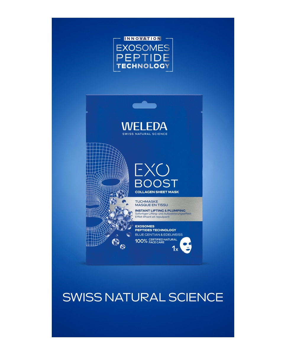 Mascarilla Sheet Mask Redensificante Weleda 3