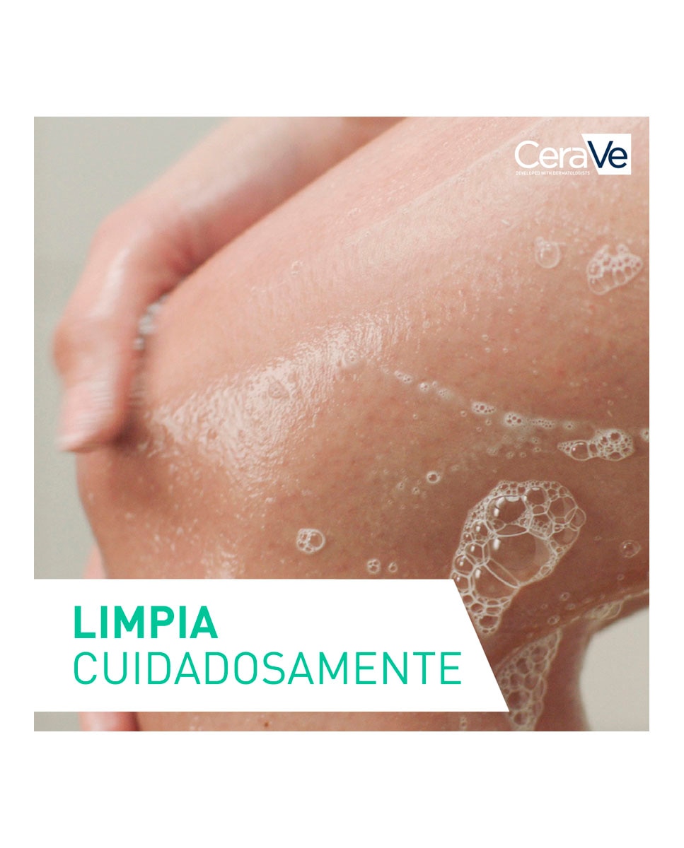 Gel Limpiador Espumoso Para Piel Normal y Grasa Enriquecido Con Ácido Hialurónico Y Niacinamida Cerave - 1 L 11