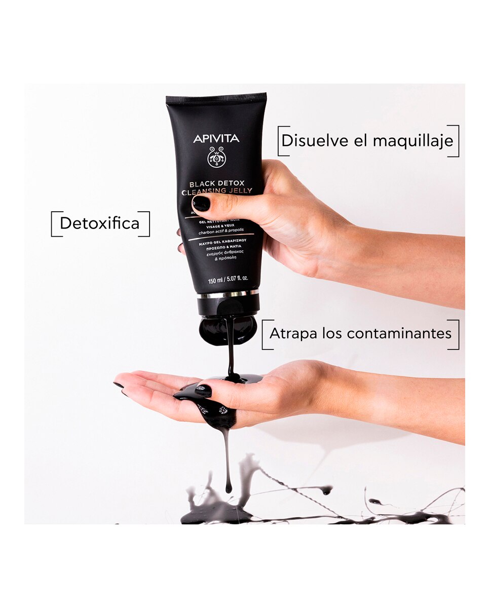 Gel Limpiador Facial Detox 150 ml Apivita - 150 ml 3