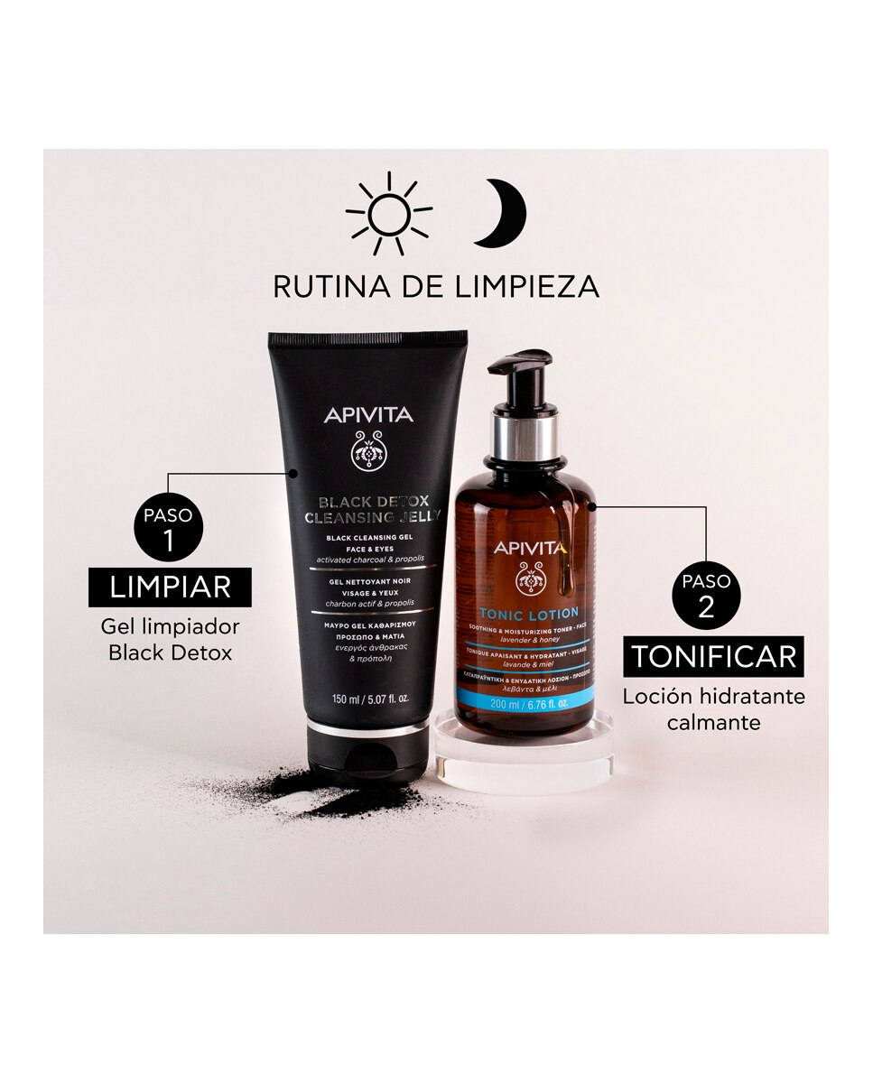 Gel Limpiador Facial Detox 150 ml Apivita - 150 ml 7